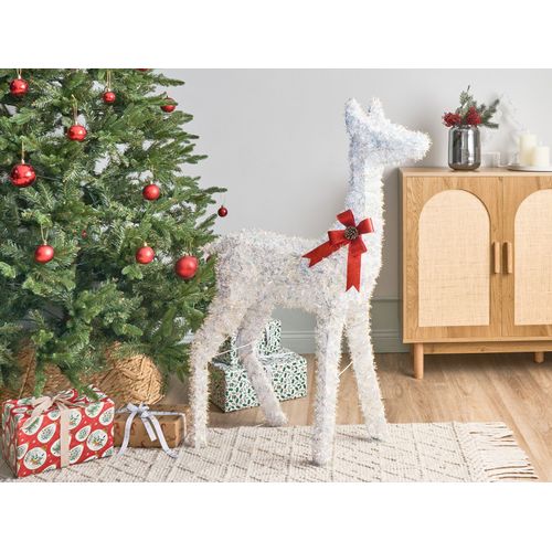 Décoration Extérieure LED Aurenne Cerf 110 Cm Blanc