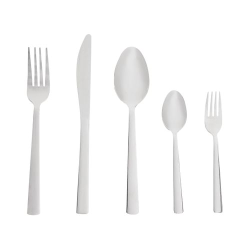 Set De 60 Couverts Penne Argenté