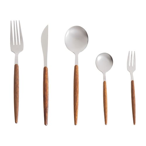 Set De 30 Couverts Gemelli Argenté