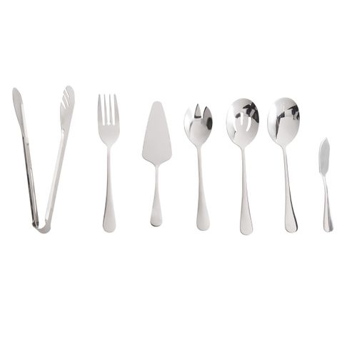 Lot De 7 Ustensiles De Cuisine Ziti Argenté