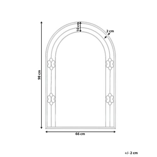 Miroir Mautre 66 Cm 98 Cm Doré