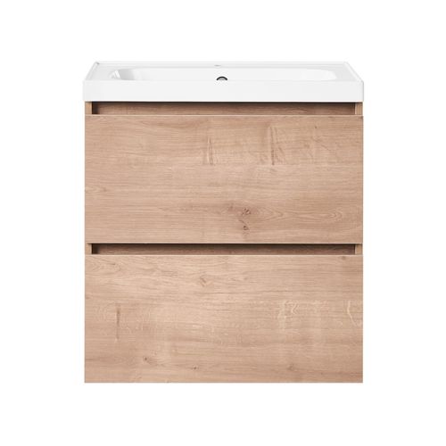 Meuble-lavabo Mural Avec Vasque Lagoa Marron Clair