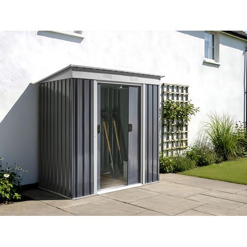 Abri De Jardin Acilia 174 Cm 110 Cm Gris Graphite