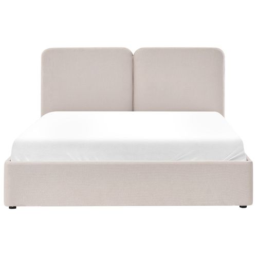 Lit Ottoman Tissu Arbois 180 X 200 Cm Beige