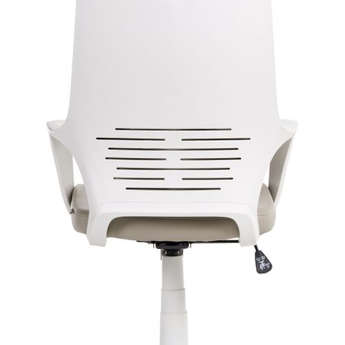 Chaise De Bureau Delight Cuir Pu Taupe