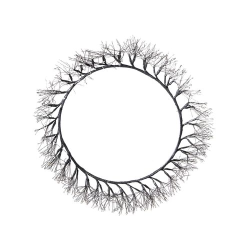 Couronne De Noël LED Muggan Couronne 52 Cm Noir