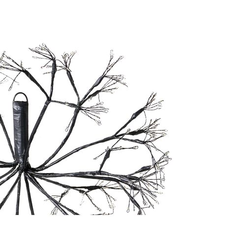 Lot De 2 Décorations Suspendues LED Racksta Gui 30/25 Cm Noir