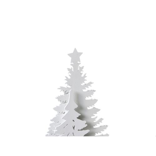 Décoration De Noël LED Feman Renne Arbre De Noël 36 Cm Blanc