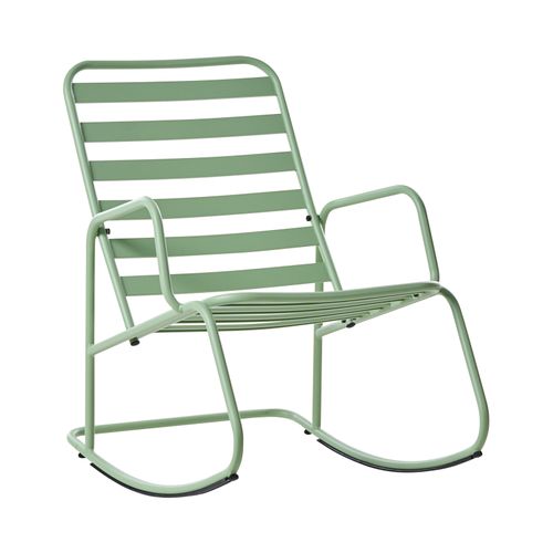 Fauteuil à Bascule De Jardin Turi Métal Vert