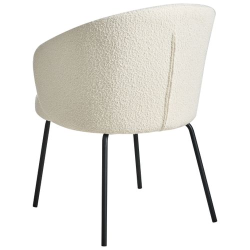 Lot De 2 Chaises De Salle à Manger Ludden Bouclé Beige Clair