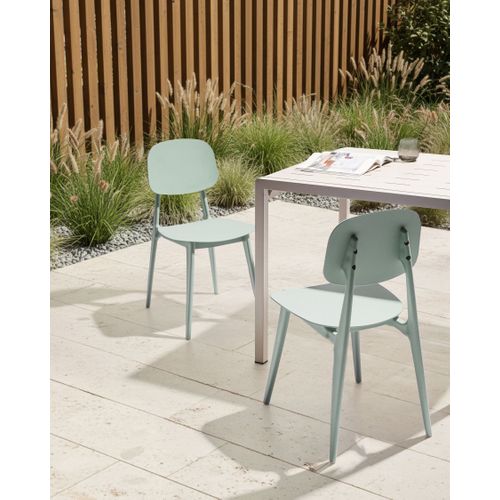 Lot De 2 Chaises De Jardin Kattavia Vert Menthe