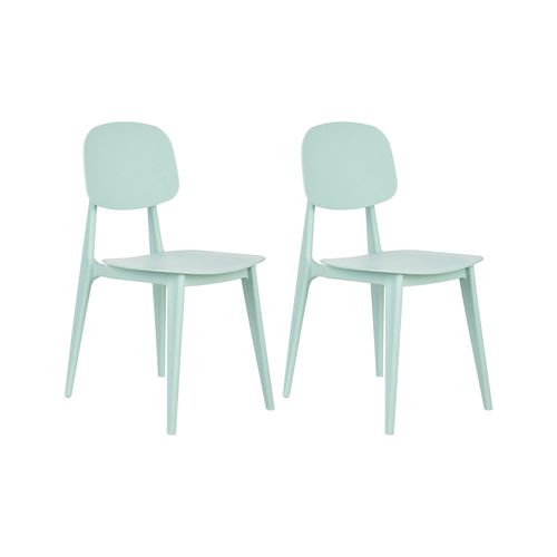 Lot De 2 Chaises De Jardin Kattavia Vert Menthe