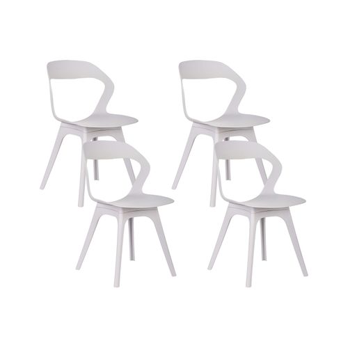 Lot De 4 Chaises Lachania Taupe