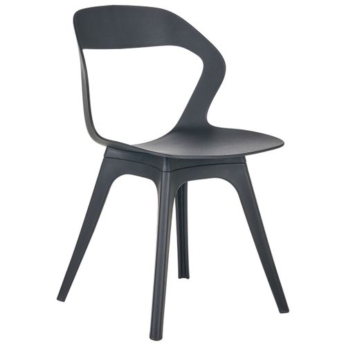 Lot De 4 Chaises De Jardin Lachania Noir