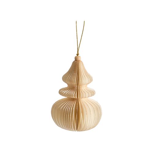 Lot De 20 Décorations Pour Sapin De Noël Altaelva Papier Beige
