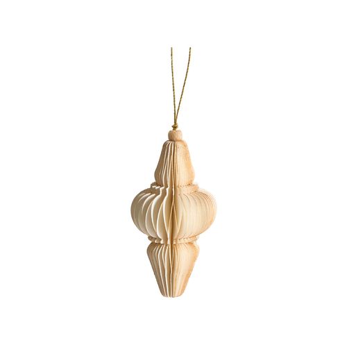 Lot De 20 Décorations Pour Sapin De Noël Altaelva Papier Beige