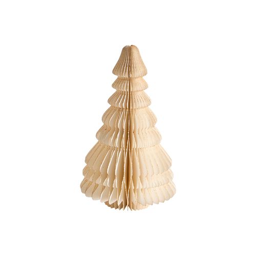 Lot De 2 Figurines Skjoma Arbre De Noël 15/20 Cm Beige