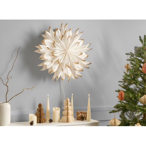 Décoration De Noël Svedan Étoile 60 Cm Blanc Cassé
