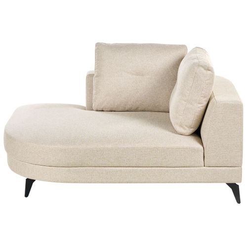 Méridienne Marum Lin Synthétique Beige Clair