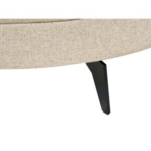 Méridienne Marum Lin Synthétique Beige Clair