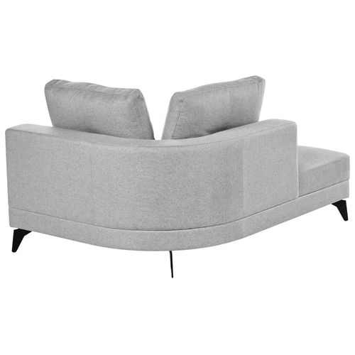 Chaise Longue Marum Lin Synthétique Gris