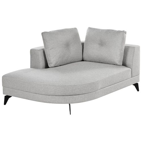 Chaise Longue Marum Lin Synthétique Gris