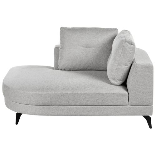 Chaise Longue Marum Lin Synthétique Gris