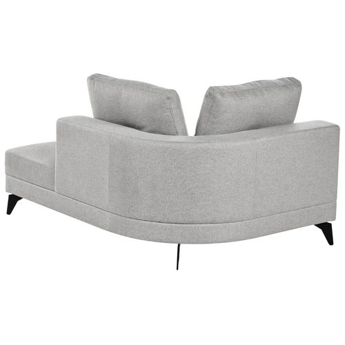 Chaise Longue Marum Lin Synthétique Gris
