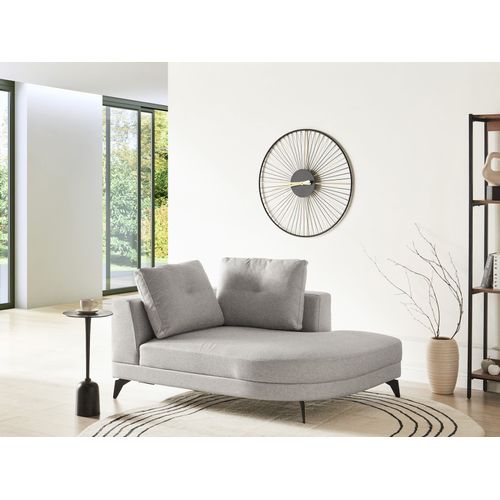 Chaise Longue Marum Lin Synthétique Gris