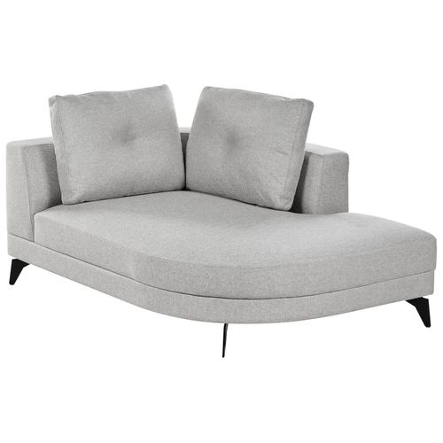 Chaise Longue Marum Lin Synthétique Gris