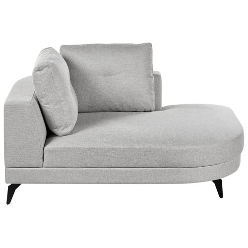 Chaise Longue Marum Lin Synthétique Gris