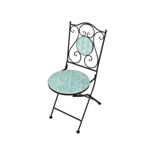 Ensemble Pour Bistro Pliant Anapo Métal Noir