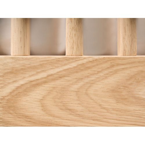 Lit à Baldaquin Bois Harfleur 180 X 200 Cm Marron Clair