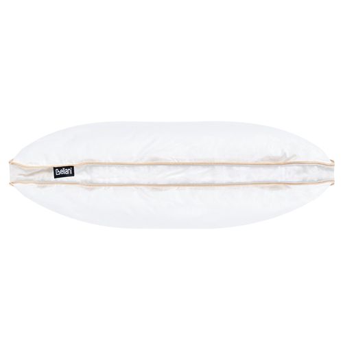 Oreiller à 3 Compartiments Etna Haut De Plumes De Canard 40 X 80 Cm Blanc