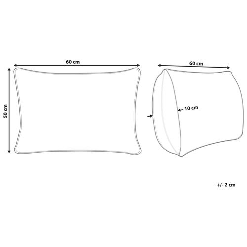 Oreiller à 3 Compartiments Etna Haut De Plumes De Canard 50 X 60 Cm Blanc