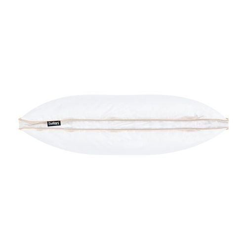 Oreiller à 3 Compartiments Etna Haut De Plumes De Canard 80 X 80 Cm Blanc