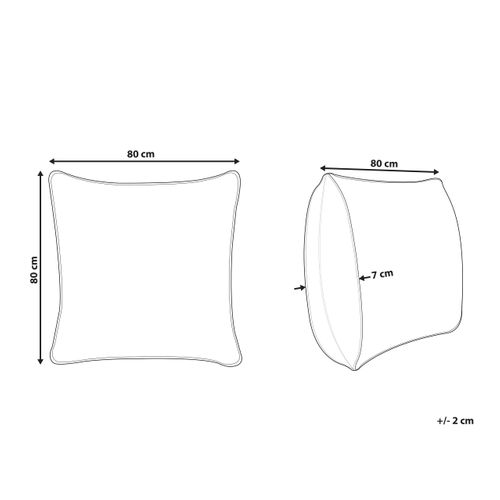 Oreiller à 3 Compartiments Etna Bas De Plumes De Canard 80 X 80 Cm Blanc