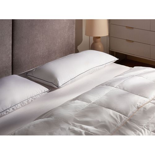 Oreiller à 3 Compartiments Teide Bas De Plumes De Canard 40 X 80 Cm Blanc