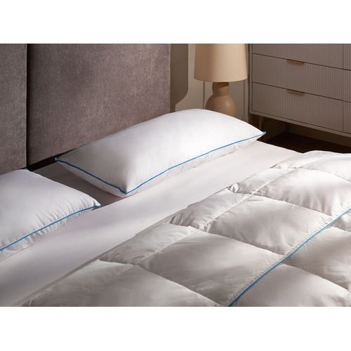 Oreiller Aneto Haut De Plumes De Canard 40 X 80 Cm Blanc