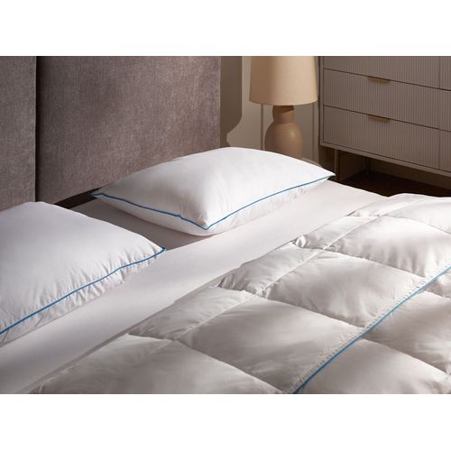 Oreiller Aneto Haut De Plumes De Canard 50 X 60 Cm Blanc