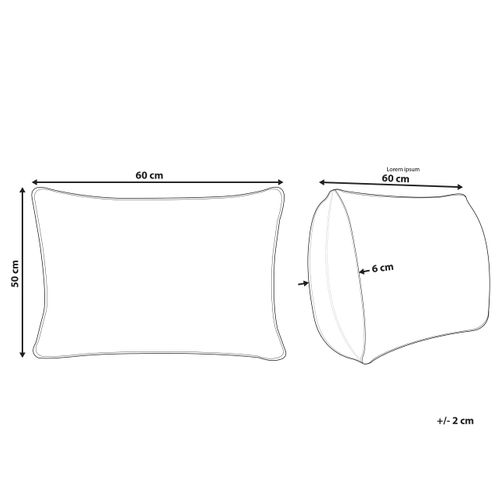 Oreiller Aneto Bas De Plumes De Canard 50 X 60 Cm Blanc