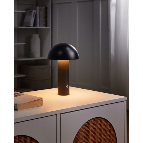 Lampe De Table LED Sans Fil Bojo Avec Variateur Métal Noir