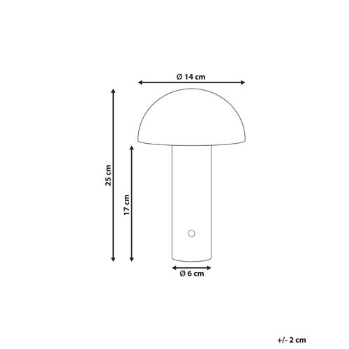 Lampe De Table LED Sans Fil Bojo Avec Variateur Métal Vert Foncé