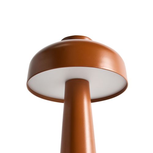 Lampe De Table LED Sans Fil Agusan Avec Variateur Métal Marron