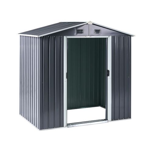 Abri De Jardin Cirella 194 Cm 118 Cm Gris Graphite