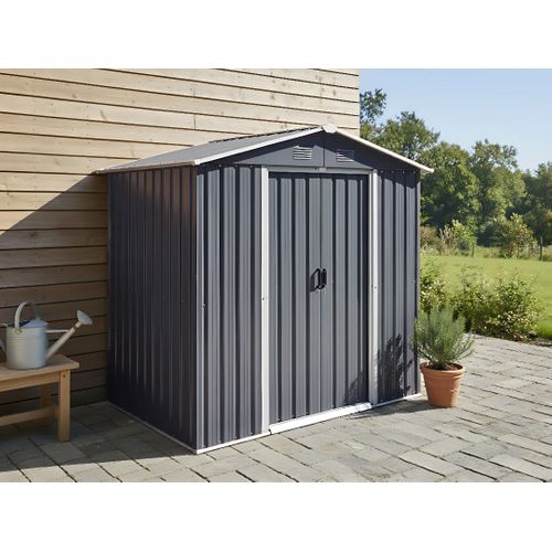 Abri De Jardin Cirella 194 Cm 118 Cm Gris Graphite