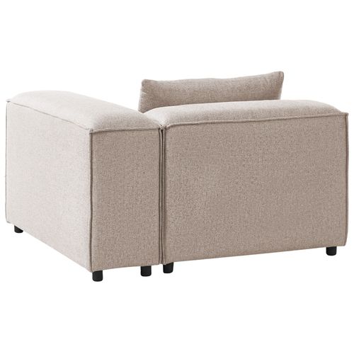 Module D'angle Brande Tissu Marron Clair Symétrique