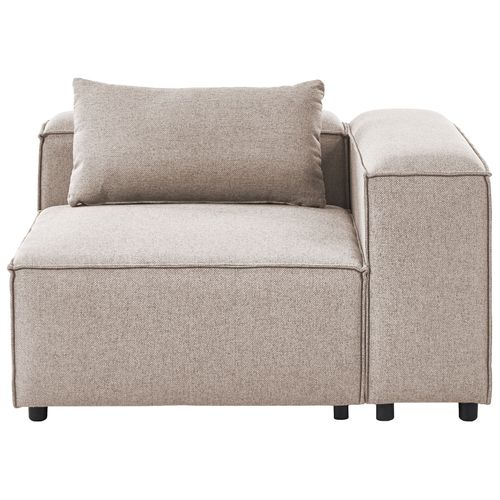 Module D'angle Brande Tissu Marron Clair Symétrique