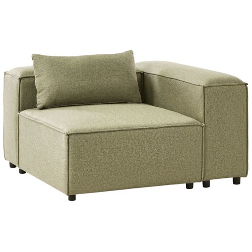 Module D'angle Brande Tissu Vert Clair Symétrique