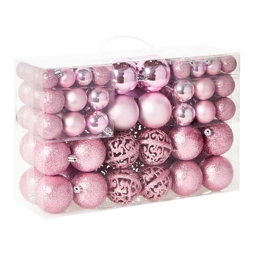 Lot De 100 Boules Vanern Rose